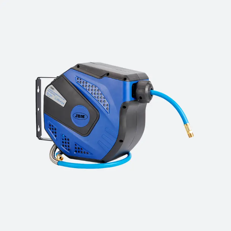 Enrouleur d'air comprimé 12m 3/8" à fixer au mur